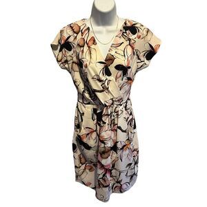 Closet London Floral Print Sleeveless Dress Fit & Flare Silhouette